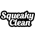 Squeaky Clean Logo White